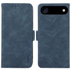 ABEEL - ABEEL iPhone Air Pl&aring;nboksfodral Konstl&auml;der Folio St&auml;ll Bl&aring;