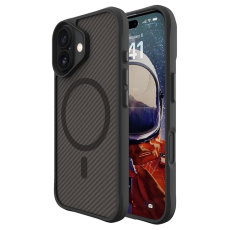 A-One Brand - iPhone 17 Mobilskal MagSafe Carbon Fiber Texture - Svart