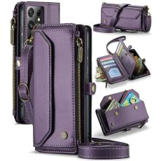 Caseme - CASEME Pl&aring;nboksfodral Konstl&auml;der f&ouml;r Samsung Galaxy S21 Ultra 5G - Lila