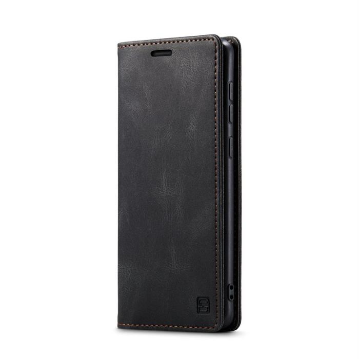 AUTSPACE - AUTSPACE Samsung Galaxy S23 FE Wallet Fodral KonstLäder - Svart