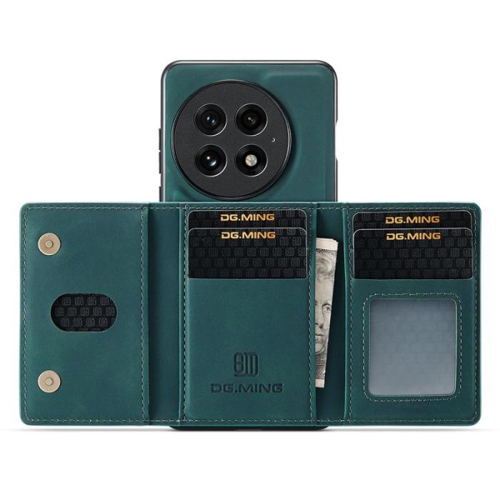 DG.MING - DG.MING M2 Series Mobilskal till OnePlus 13 PU PC TPU Grön