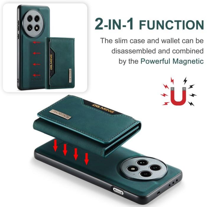 DG.MING - DG.MING M2 Series Mobilskal till OnePlus 13 PU PC TPU Grön