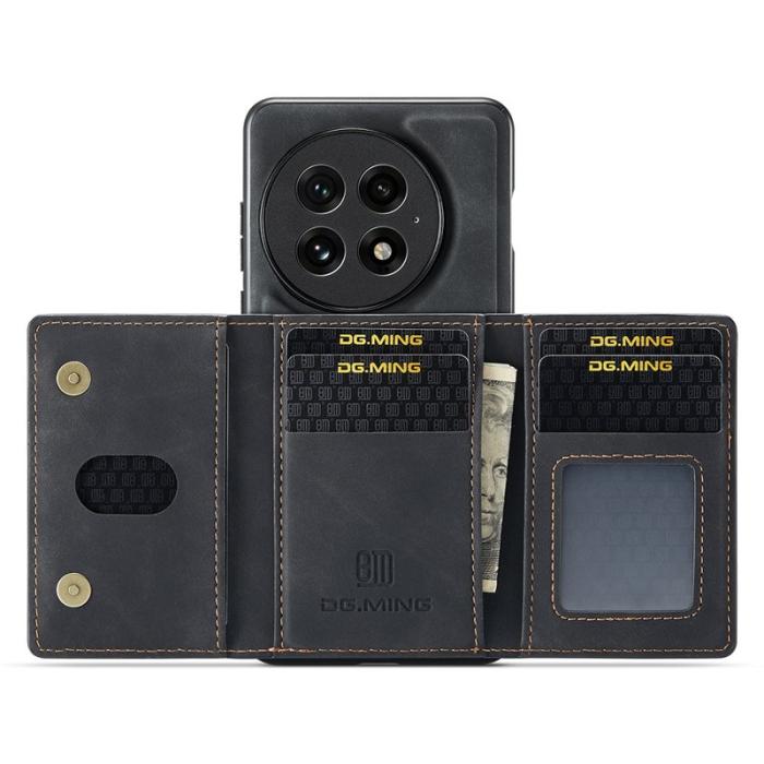 DG.MING - DG.MING M2 Series Mobilskal till OnePlus 13 PU PC TPU - Svart