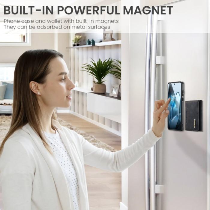 DG.MING - DG.MING M2 Series Mobilskal till OnePlus 13 PU PC TPU - Svart