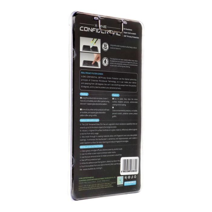 X-One - X-ONE Full Cover Privacy Härdat Glas Skärmskydd till iPhone 11 Pro Max