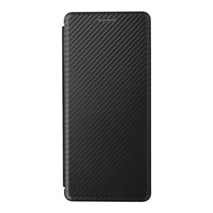 A-One Brand - Sony Xperia 10 V Plånboksfodral Carbon Fiber - Svart