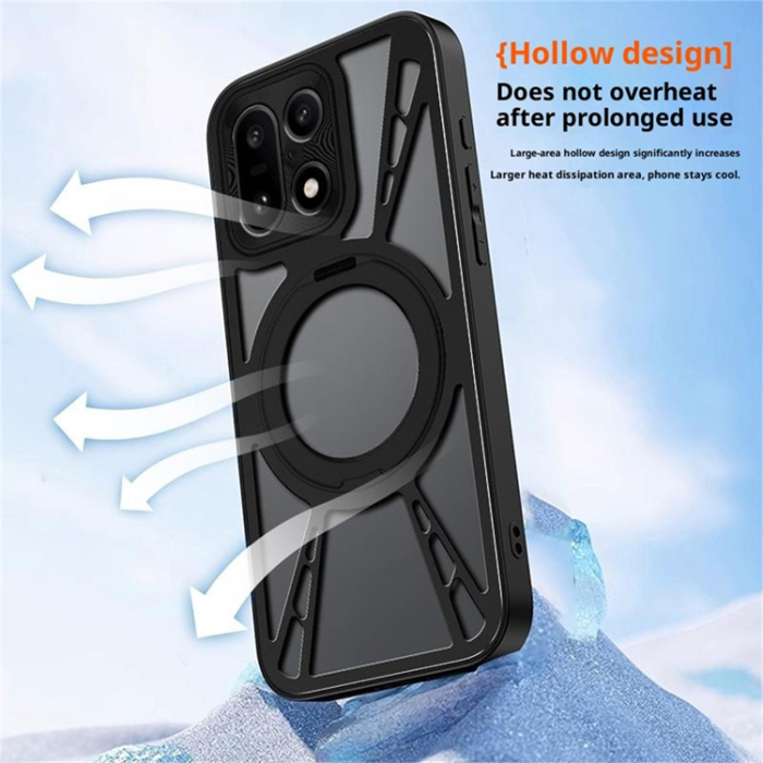 A-One Brand - OnePlus 15 Mobilskal MagSafe Silikon Hollow Kickstand