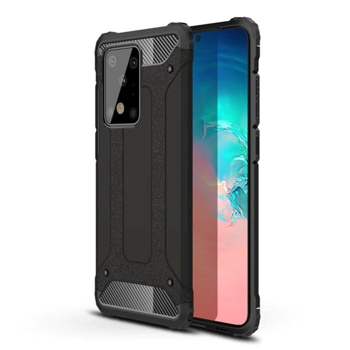 UTGATT1 - Hybrid Armor skal till Samsung Galaxy S20 Ultra - Svart