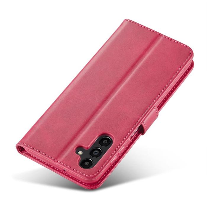LC.imeeke - LC.IMEEKE Samsung Galaxy S24 FE Plånboksfodral Konstläder - Rosa