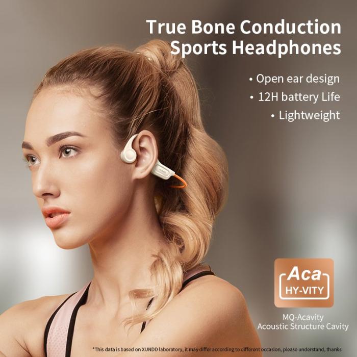 XUNDD - XUNDD X26 Bone Conduction Hörlurar Bluetooth Svart