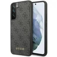 Guess - Guess Mobilskal till Galaxy S24 Ultra Metall Guld Logo - Svart