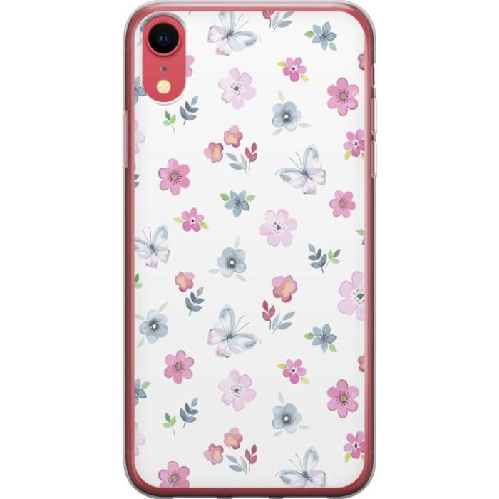 iSecrets - Mobilskal till Apple iPhone XR med Blommor och fjärillar