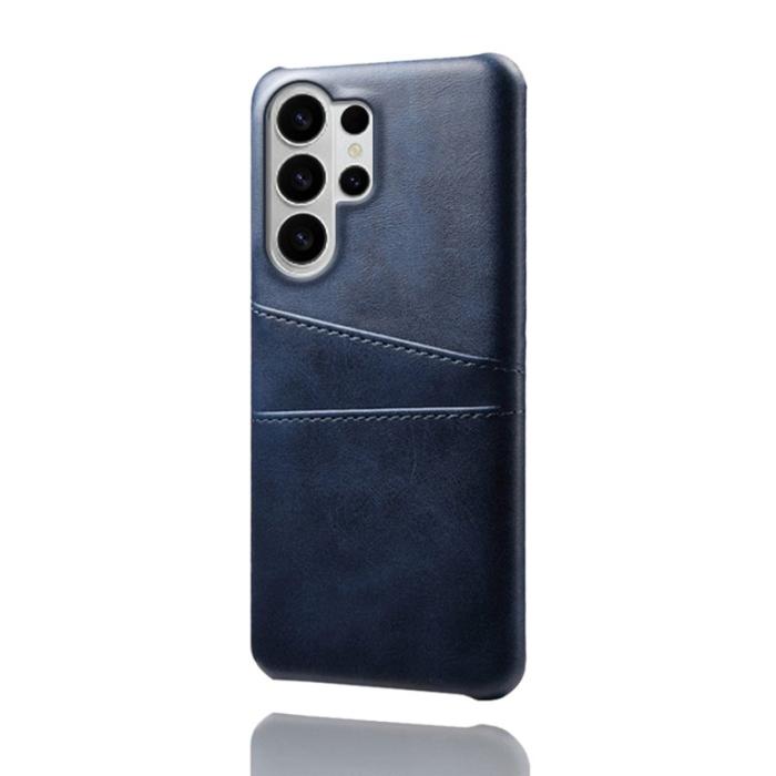 OEM - Mobilskal till Samsung Galaxy S26 Ultra PU Läder + Hård PC - Blå