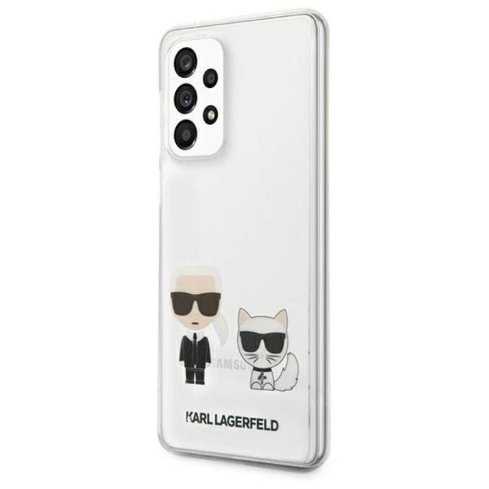 KARL LAGERFELD - Karl Lagerfeld Galaxy A33 5G Skal Karl & Choupette - Transparent