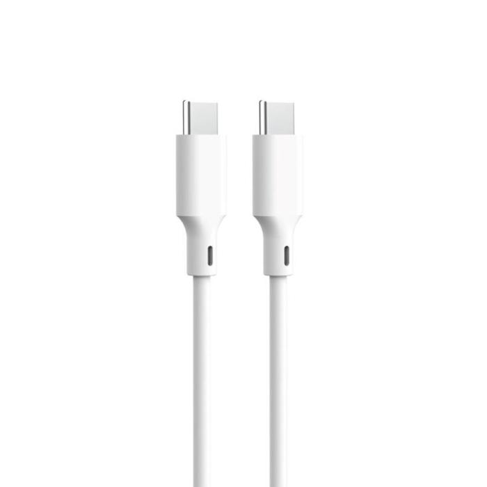 Forever Recycling - Forever USB-C till USB-C Kabel 3A 1.5m KR15-CC-00 - Vit