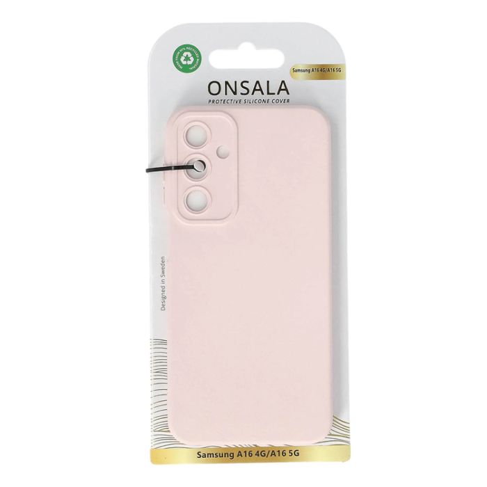Onsala - Onsala Galaxy A16 4G/A16 5G Mobilskal Silikonkänsla - Rosa