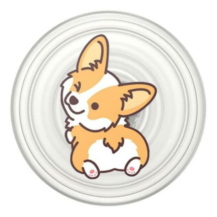 PopSockets - PopSockets PlantCore Grip Cheeky Corgi Mobilgrip och stativ 806487