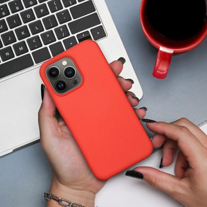 OEM - iPhone 16e Mobilskal Silikon - Peach