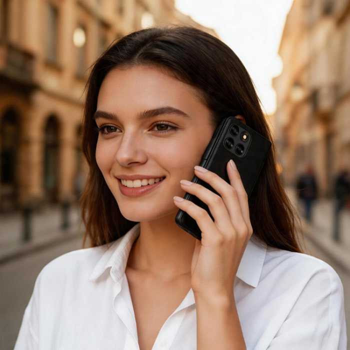 Tech-Protect - Tech-Protect Plånboksfodral För Motorola Moto G67/G77 - Svart