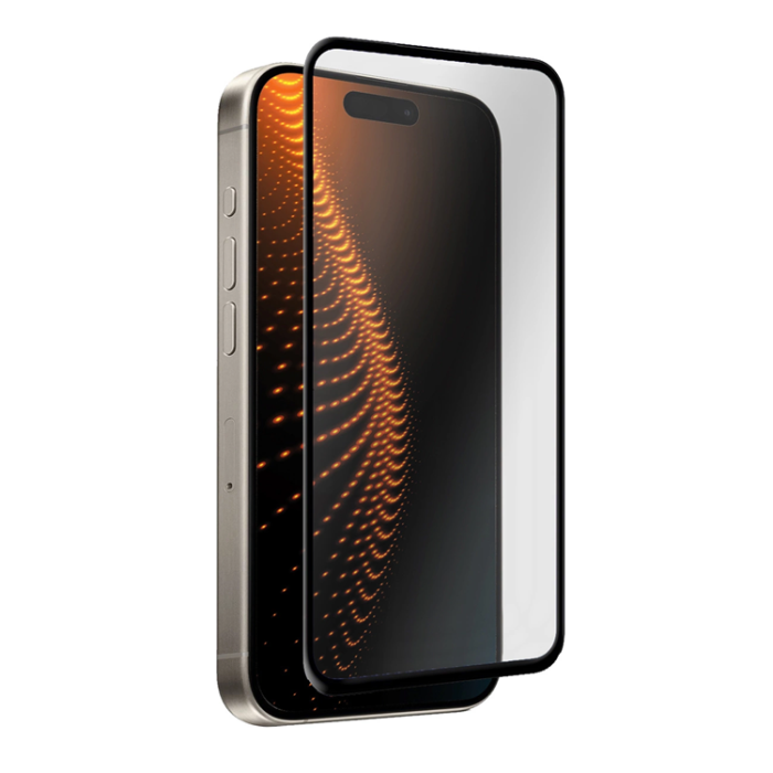 SBS - SBS iPhone 14 Pro Härdat Glas Skärmskydd D30 - Svart