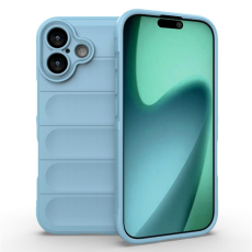 Amorus - AMORUS iPhone 17 Mobilskal Shockproof TPU Rugged - Babyblå