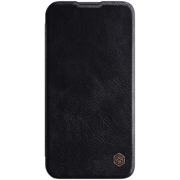 Nillkin - Nillkin iPhone 14 Pro Max Plånboksfodral QinPro Läder - Svart