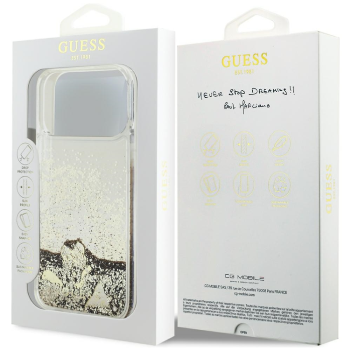 Guess - Guess Mobilskal För iPhone 18 Pro/17 Pro Magsafe Liquid Glitter 4G