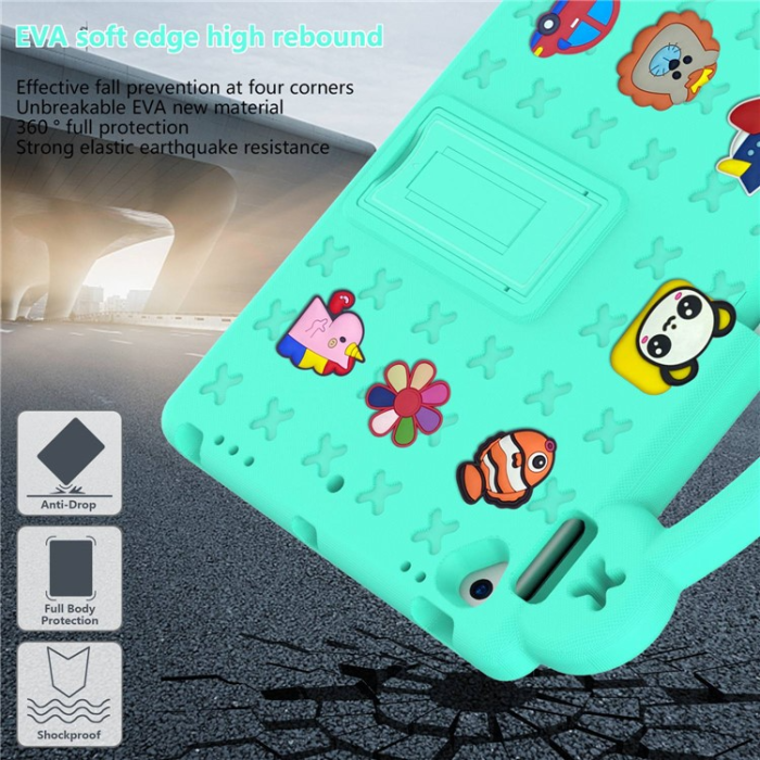 A-One Brand - iPad 10.2 (2021/2019/2020) Skal EVA Kickstand Shockproof - Grön