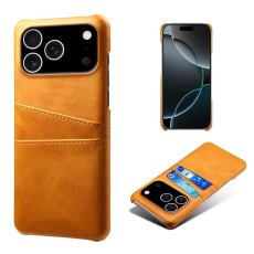 A-One Brand - iPhone 17 Pro Max Mobilskal Korthållare Dual - Orange