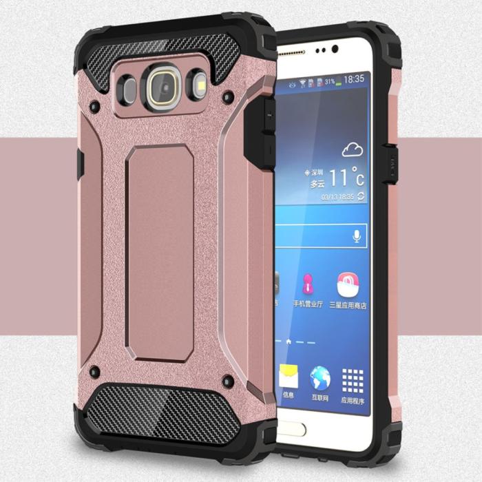 UTGATT1 - Hybrid Mobilskal till Samsung Galaxy J5 2016 - Rose Gold