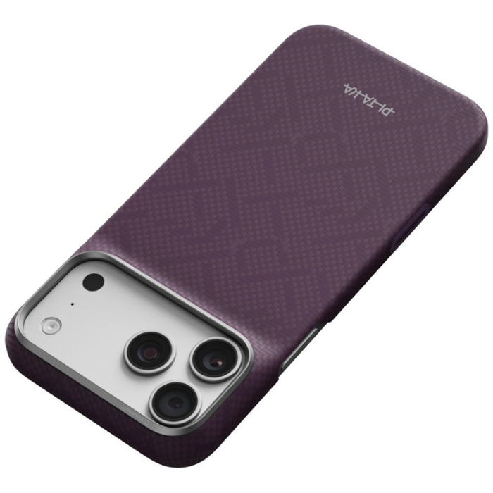 PITAKA - PITAKA Mobilskal För iPhone 18 Pro Max/17 Pro Max Magsafe Edge PTK - Lila