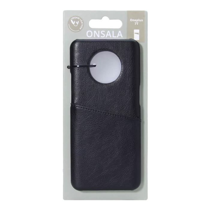 Onsala - ONSALA Mobilskal Svart med Kortfack Oneplus 7T