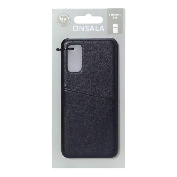 Onsala - ONSALA Mobilskal Svart med Kortfack Samsung S20