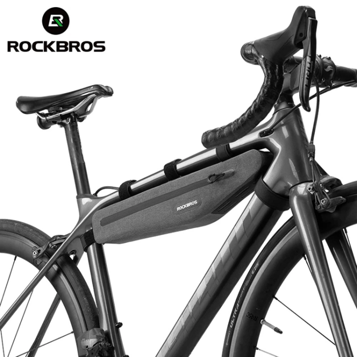 Rockbros - Rockbros AS-052 Vattentät Cykelväska För Ram - Grå
