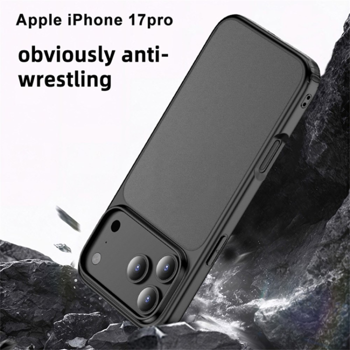 A-One Brand - iPhone 17 Pro Max Mobilskal Airbag Anti Drop TPU - Svart