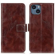 Taltech - iPhone 15 Plånboksfodral Retro - Brun