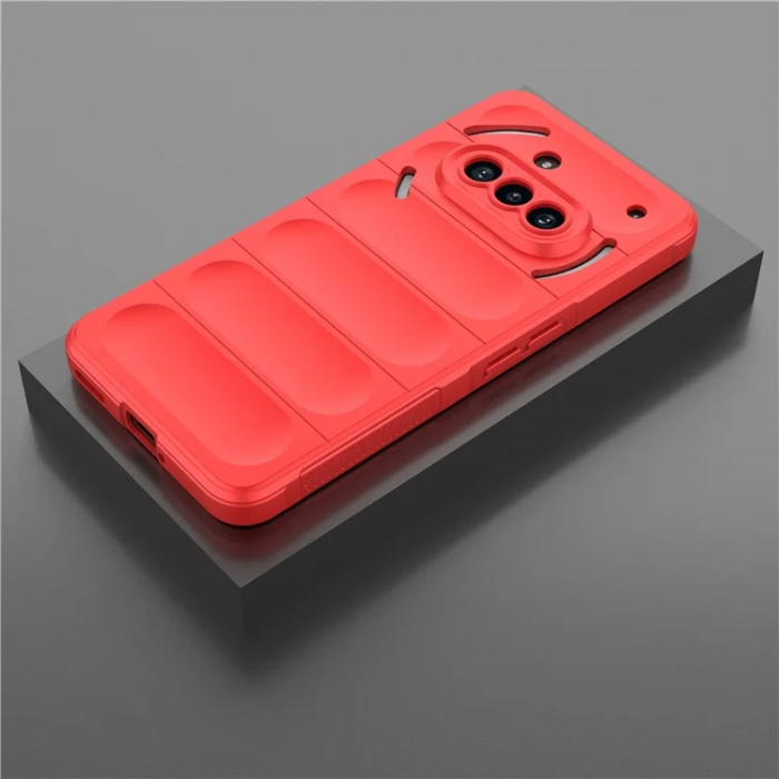 A-One Brand - Nothing Phone (3a) Mobilskal MagSafe Rugged TPU - Röd