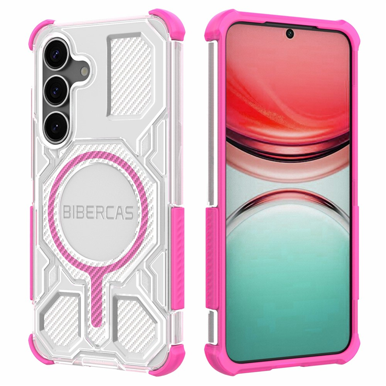 BIBERCAS Galaxy S25 Plus Mobilskal MagSafe J-16 Transparent | 2353 | AlltMobil