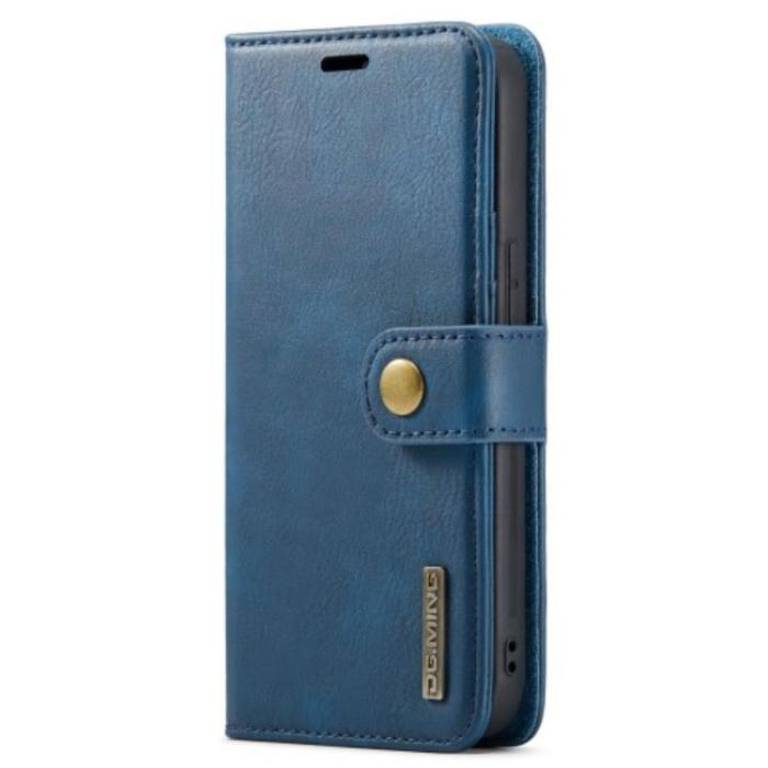 DG.MING - DG.MING iPhone 14 Plus Plånboksfodral Split Detachable Flip - Blå