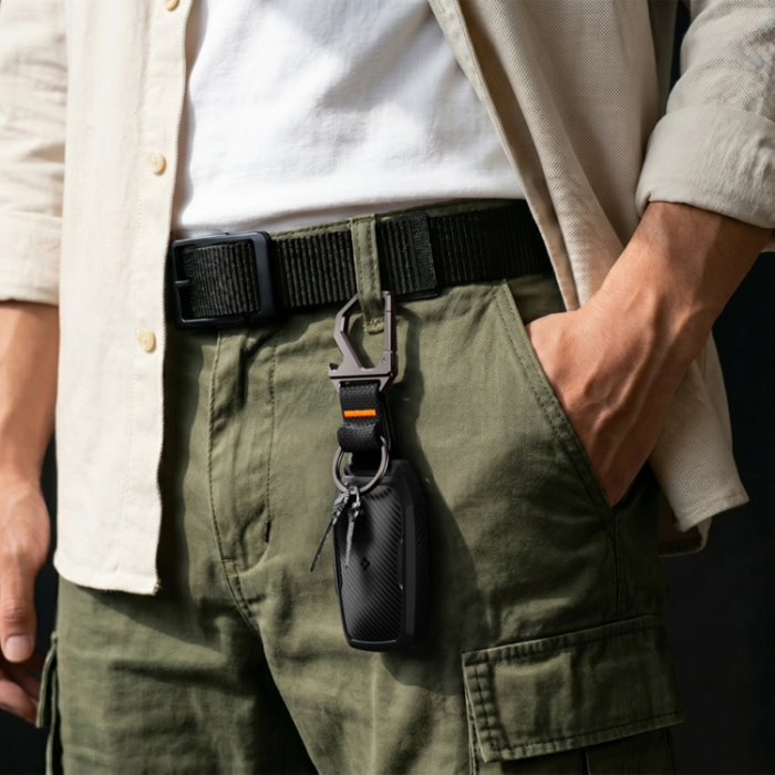 Spigen - Spigen Toyota Key Skal TK100 Fob - Svart