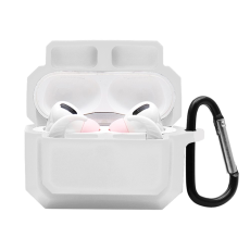 A-One Brand - AirPods Pro Skal Silikon 3-in-1 - Vit