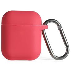 Beline - Beline AirPods 1/2 Skal Silikon - Röd