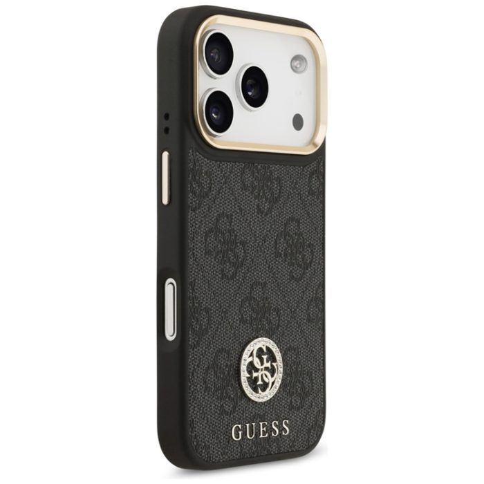 Guess - Guess iPhone 17 Pro Max Mobilskal Magsafe Strass Logo - Svart