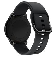OEM - SmartWatch Armband Universal Silicone Strap 22mm - Svart