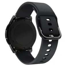 OEM - SmartWatch Armband Universal Silicone Strap 22mm - Svart