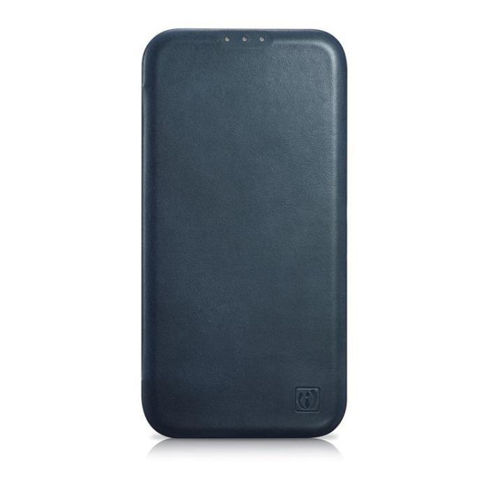 ICARER - iCarer iPhone 14 Pro Max Plånboksfodral Magsafe Läder - Blå
