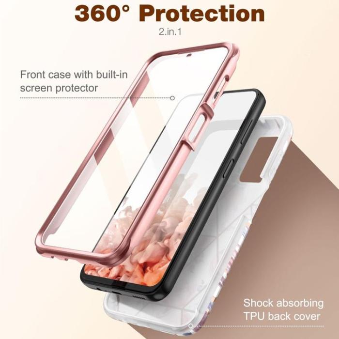 Tech-Protect - Tech-Protect Galaxy A14 5G Mobiskal Velar Marble - Rosa