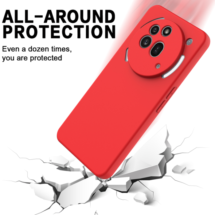 A-One Brand - Nothing Phone (3a) Pro Mobilskal Liquid Silikon med Handrem