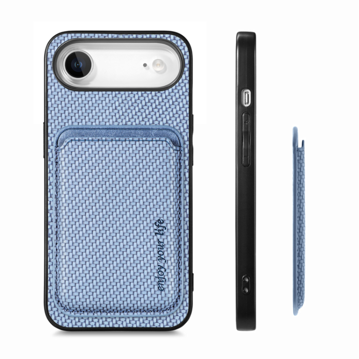 A-One Brand - iPhone Air Mobilskal Detachable Korthållare - Blå
