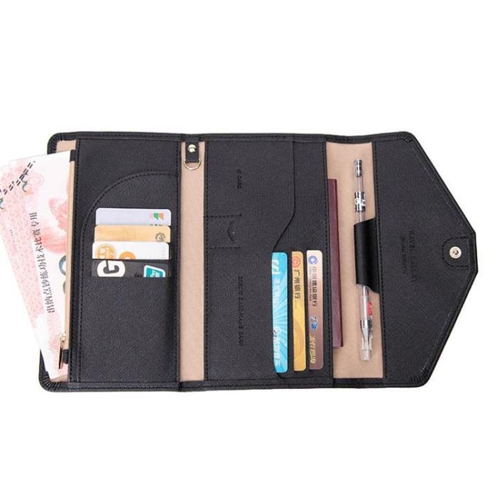A-One Brand - Plånböcker RFID Blocking Tri-Fold - Svart